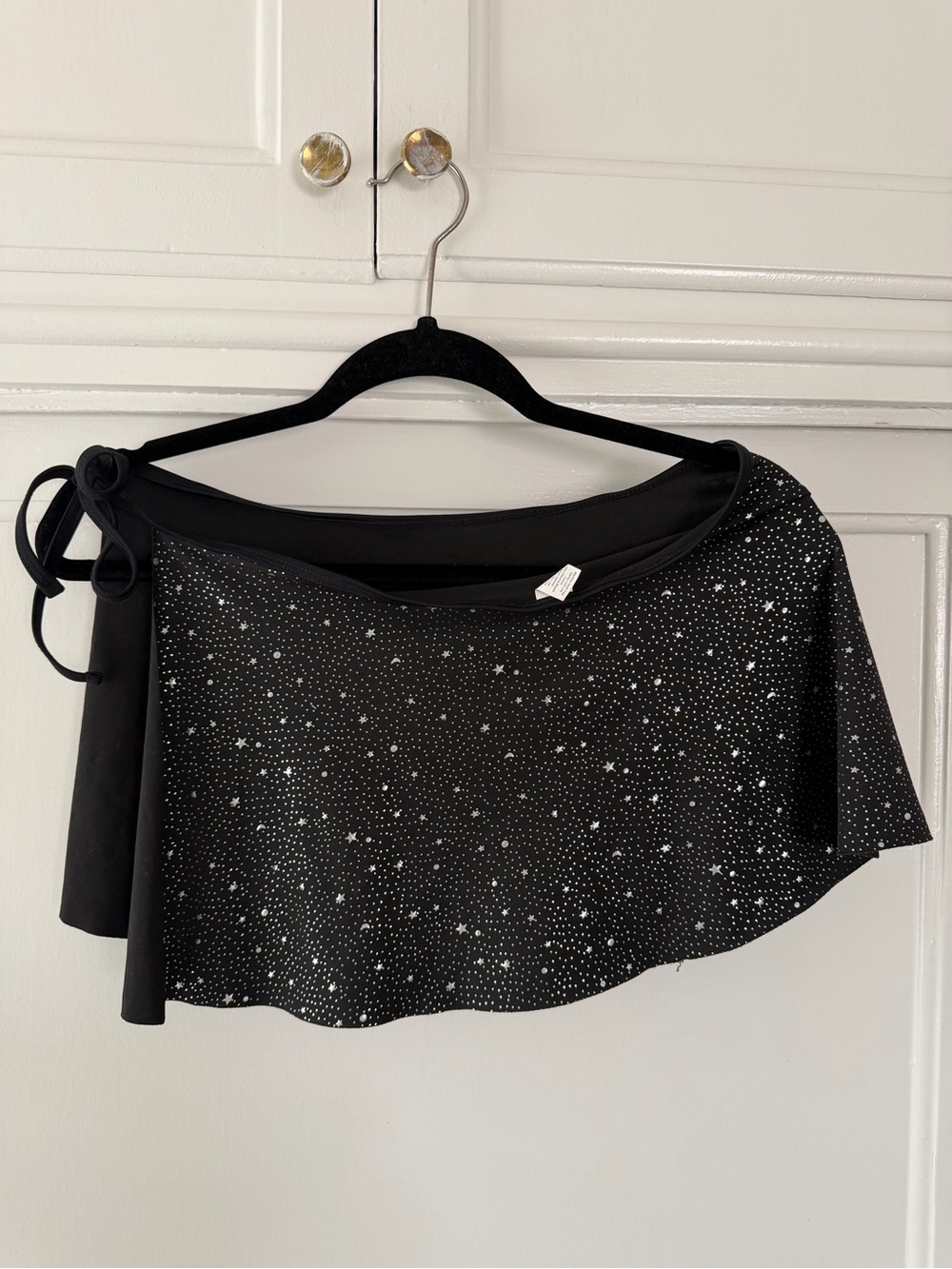 Women's Black Star Print Cover Up